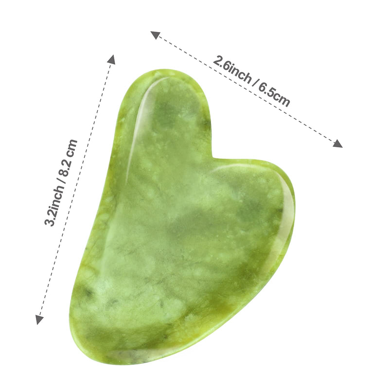 [Australia] - Gua Sha Facial Tool - Jade Stone Guasha Board for Face Body Sculpting/Boost Radiance of Complexion - Natural Gua Sha Scraping Tool 