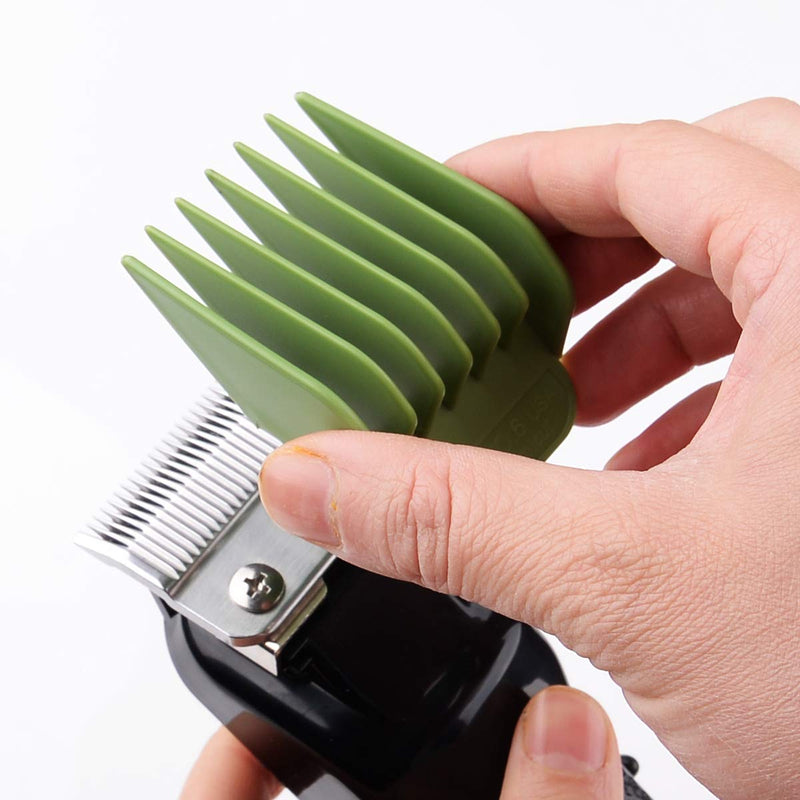 [Australia] - 8Pcs Colorful Professional Hair Clipper Guard Combs Attachment #3171-500 1/8” to 1,Replacement Hair Guards Combs Set Fits for Most Full Size Hair Clippers/Trimmers 