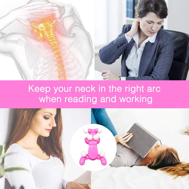 [Australia] - Neck and Head Pain Relief Back Massage Traction Device Support Relaxer,Cervical Spine Alignment Chiropractic Pillow,6 Trigger Point Therapy,Improved Mobility 