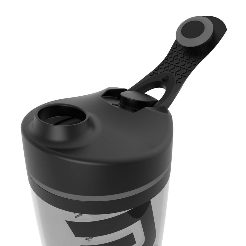 [Australia] - PROMiXX Original Shaker Bottle (MiiXR Edition) - Battery-powered for Smooth Protein Shakes - BPA Free, 600ml Cup (Black/Grey) Black/Grey 