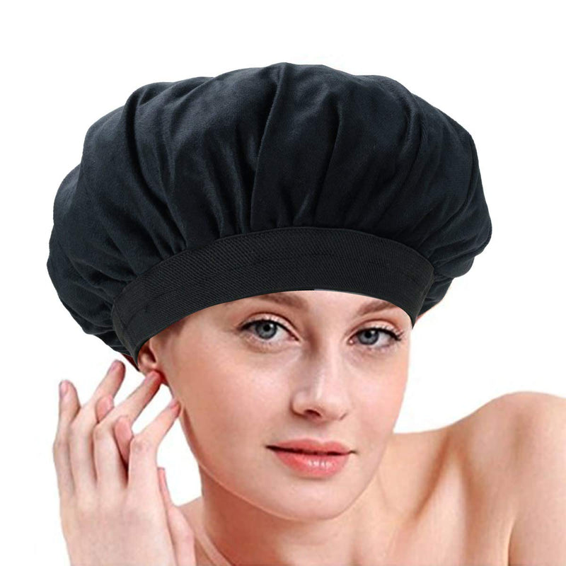 [Australia] - Locisne Removable Flaxseed Deep Conditioning Heat Cap Microwavable Steam Heated Hat Cap for Regular Deep Damaged Hair Conditioners Hydrate Moisturize Condition Treatment 