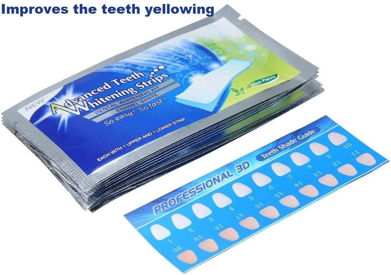 [Australia] - 28pcs Teeth Whitening Strips, Professional Teeth Whitener Strips, No Sensitive Enamel Safe for Teeth Whitening, Effective Teeth Whitening Strips for Home Use 