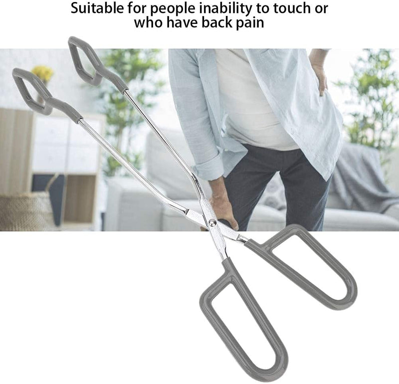 [Australia] - Healthman Toilet Paper Tongs,Toilet Aid for Self-Wiping, Bottom Wiper Aids for Pregnant Women Self-Wipe Hygiene Assistance Tool for Elderly (12inch) 12inch 