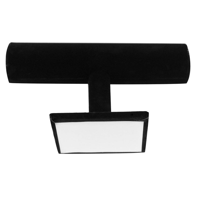 [Australia] - Super Z Outlet Black Velvet Hovering T-Bar Bracelet Necklace Jewelry Display Stand for Home Organization 