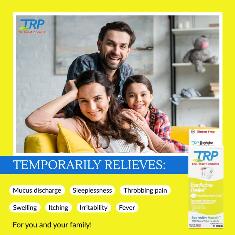 [Australia] - The Relief Products Earache Relief Tablets, 70 Count 