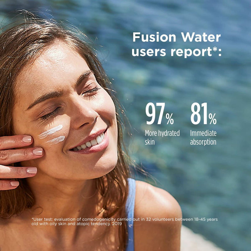 [Australia] - ISDIN Fusion Water SPF 50 50ml | Daily facial sun cream | Ultra-light texture,50 ml (Pack of 1) 