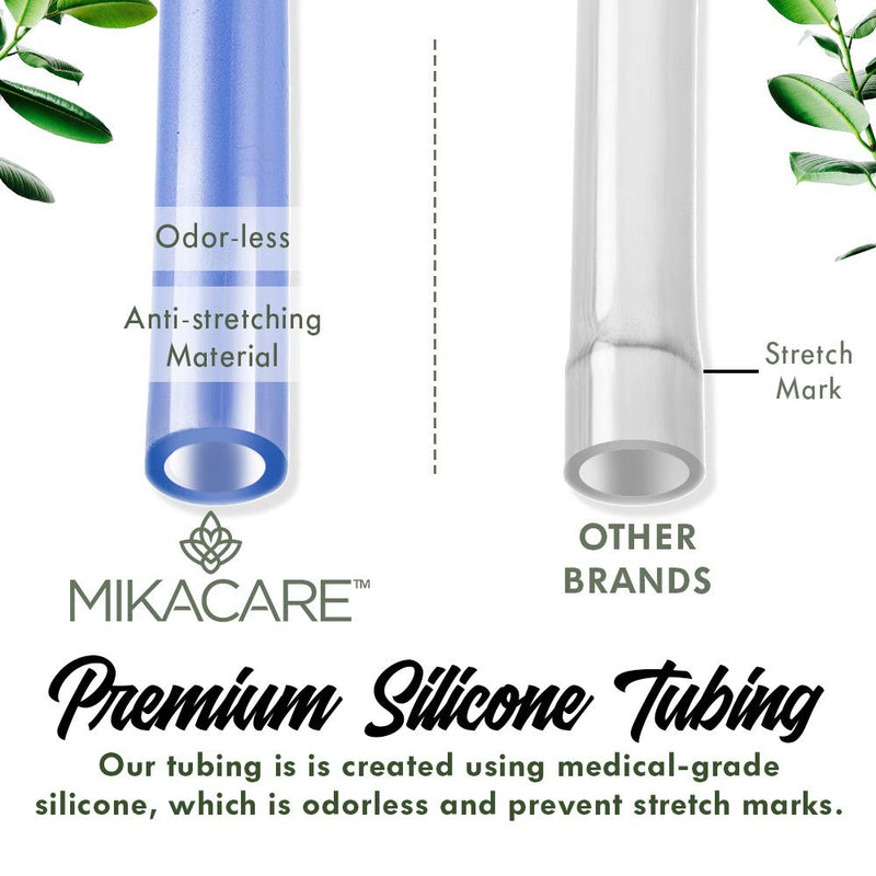 [Australia] - Mikacare Enema Bag Kit Clear Non-Toxic Silicone. for Coffee and Enema Kit for Colon Cleansing - Enema Detox - 2 Quart - Home Colonic Kit - Enema Coffee not Included 