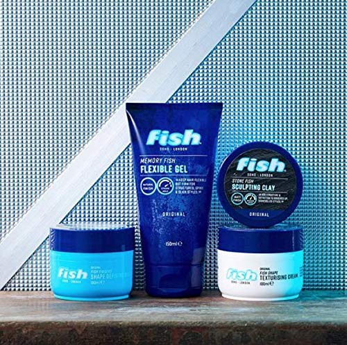 [Australia] - Fish Original Fish Fibre Pliable Fibre, For Undone Bedhead Styles, Strong Hold, Matt Finish, All Hair Types, 100ml 