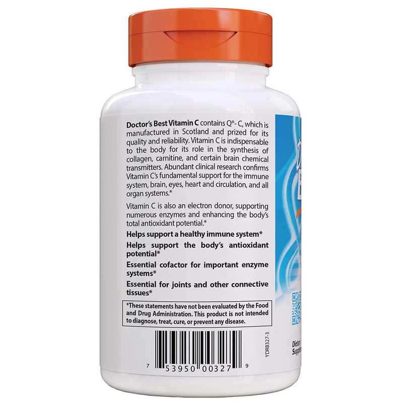 [Australia] - Doctor's Best Vitamin C with Quali-C 1000 mg, Healthy Immune System, 360 Count (Pack of 1) 360 Count (Pack of 1) 