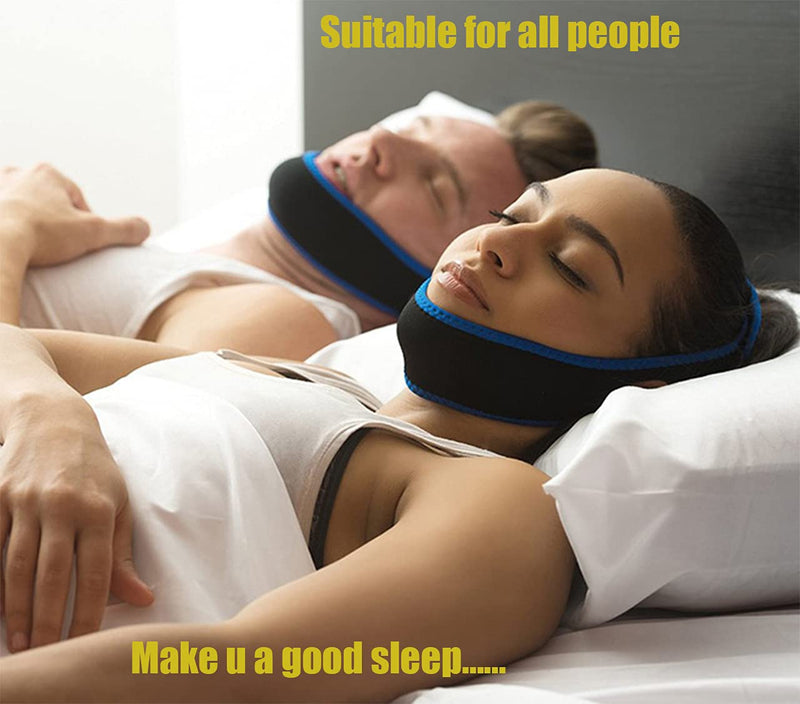 [Australia] - Anti Snoring Chin Strap, Comfortable Natural Snoring Solution Snore Stopper, Adjustable Stop Snoring Chin Strap, Most Effective Anti Snoring Devices for Men and Women 