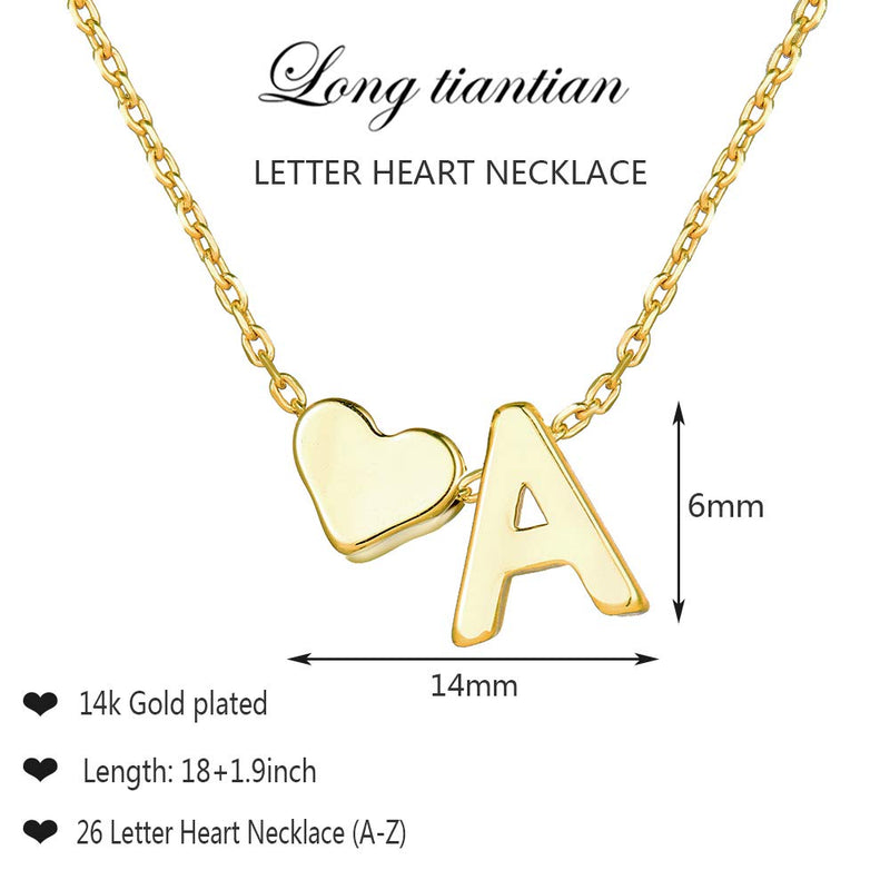 [Australia] - Gold Heart Initial Necklace for Teen Girls,Dainty Personalized Letter Heart Choker Necklace Gift for Women Necklace Jewelry O 