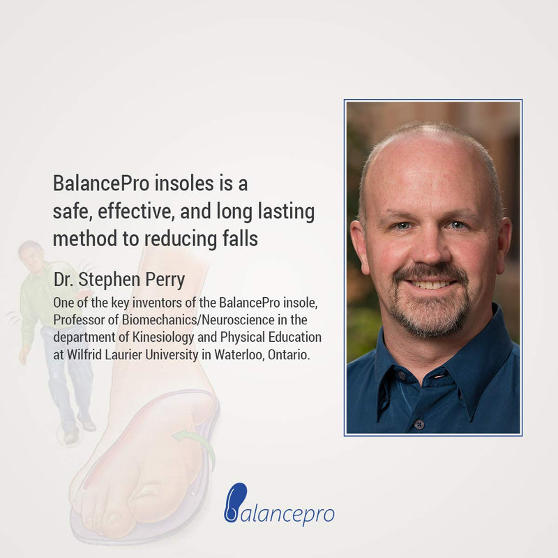[Australia] - BalancePro Balance Enhancing Shoe Inserts for Men – Patented Insoles for Fall Prevention – Ideal for Elderly, Parkinson’s, Everyday Comfort - Large (10.5,11,12) Large (10.5,11,12) 