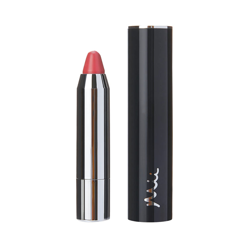 [Australia] - Mii Cosmetics Click & Colour Lip Crayon - Long Lasting Satin Crayon Lipstick - Cognac 