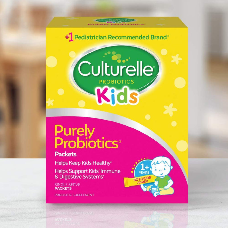 [Australia] - Culturelle Kids Purely Probiotics Packets Daily Supplement, Helps Support Kids’ Immune and Digestive Systems, #1 Pediatrician Recommended Brand, Ages 1+, 50 Count Kids Packets - 50 Count 