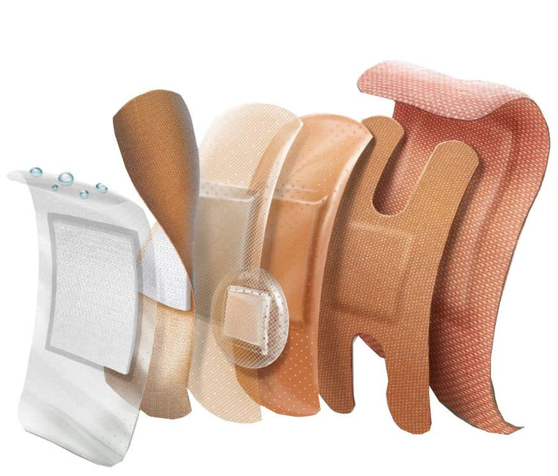 [Australia] - Curad Bulk Variety Pack Assorted Bandages, Flex-Fabric, Waterproof, Plastic, Knuckle, Heavy Duty Bandages (320Count) 