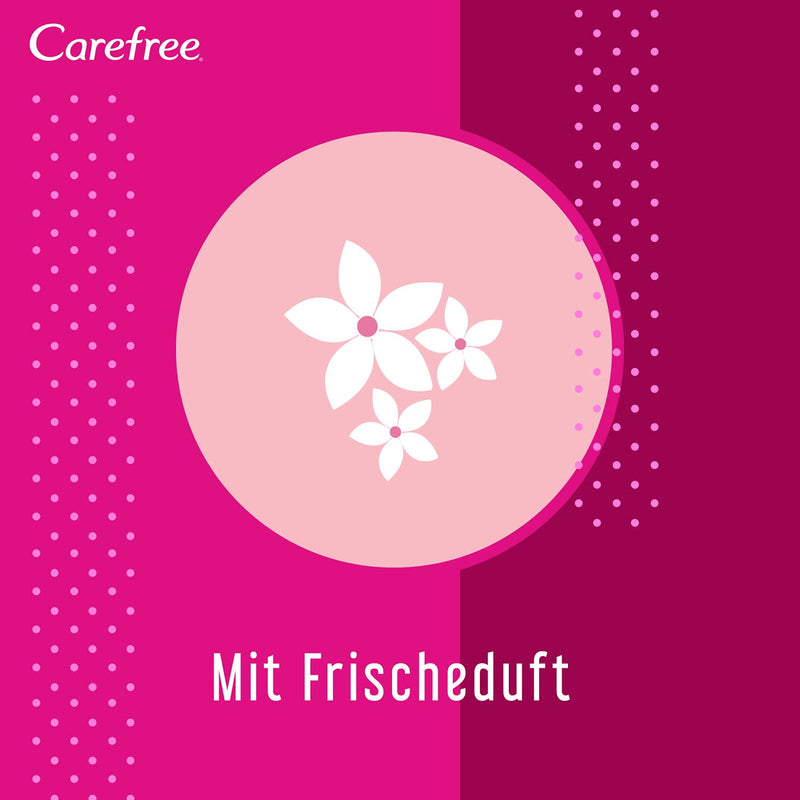 [Australia] - Carefree Pantyliners Cotton Fresh Fragrance Breathable Pantyliners with Cotton Extract (1 x 56 Pads) 
