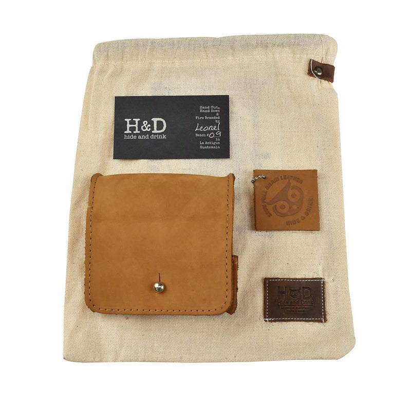 [Australia] - Hide & Drink, Leather Jewelry Pouch, Mini Travel Size Box, Rings & Precious Articles Storage Organizer, Groom & Bridesmaid Wedding Gifts, Handmade :: Old Tobacco 