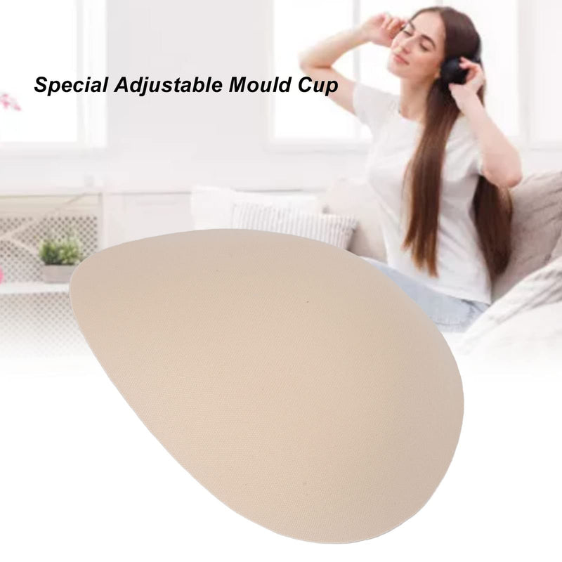 [Australia] - Breast Inserts, Breast Forms Adjustable Mould Cup Triple Massage Grooves for Asymmetric Left Right Breasts for Female Breast Surgery 