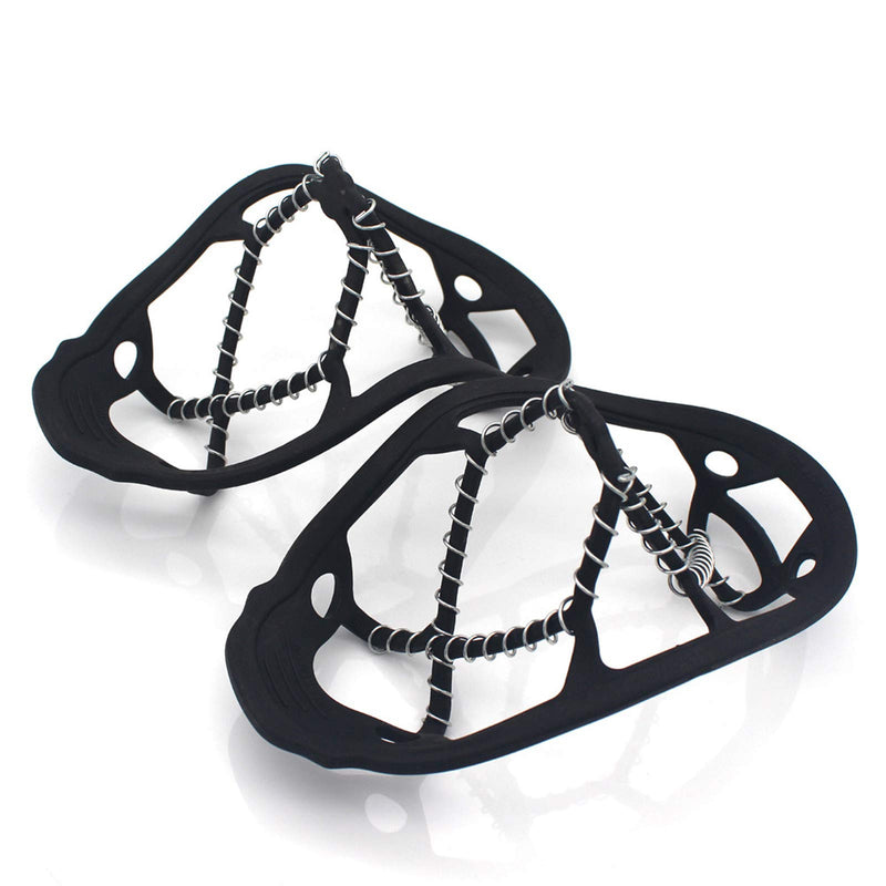 [Australia] - CYUREAY Walk Traction Cleats Anti Slip Shoe Grips Lightweight Footwear Traction Cleats for Walking, Jogging, or Hiking on Snow and Ice, Portable Ice & Snow Grips for Shoes & Boots Medium 