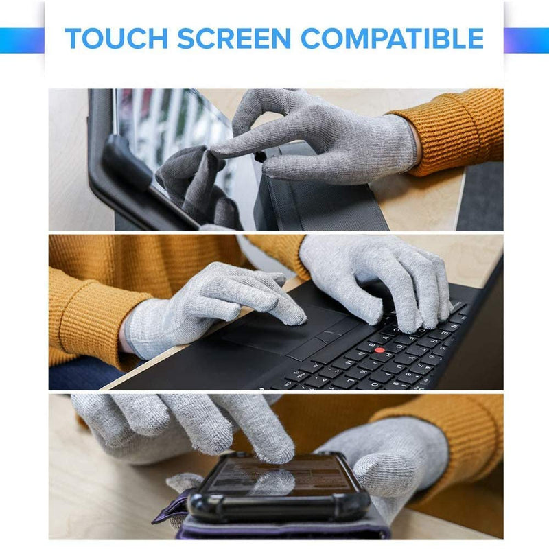 [Australia] - EMF Radiation Shielding Gloves - Protective Gloves Shield Against Radio Electromagnetic Frequencies from Touch Screens, Keyboards, Tablets, Laptop Computers and Cell Phones 