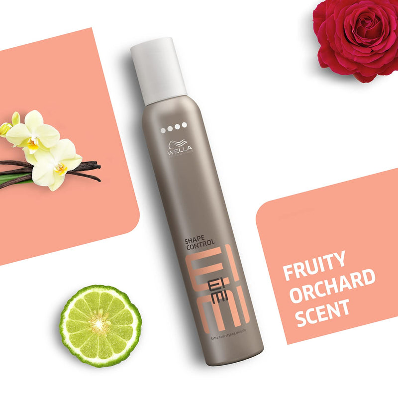 [Australia] - Wella Professionals EIMI | Shape Control Hair Mousse | Heat Protection | Level 4 Hold 300 ml (Pack of 1) 