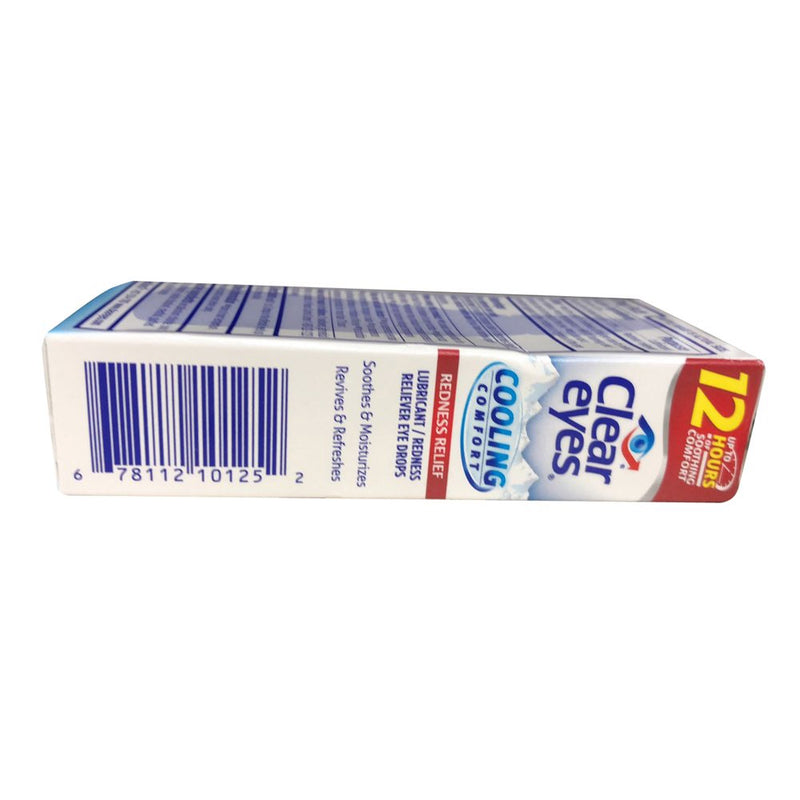 [Australia] - Clear Eyes Cooling Comfort Redness Relief Eye Drops - 0.5 oz, Pack of 3 