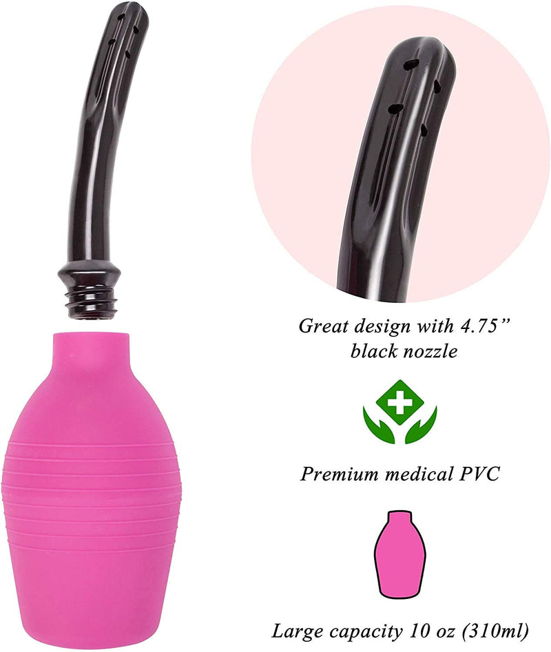[Australia] - Enema Bulb for Men or Women - Douche Cleaner - 310 ml Capacity (Purple Color) Purple -310ml 