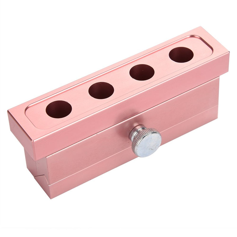 [Australia] - 12.1 DIY Lipstick Mold Aluminum Alloy Rose Gold Dual Uses Lip Balm Maker Tool (Style : 4 Holes) 