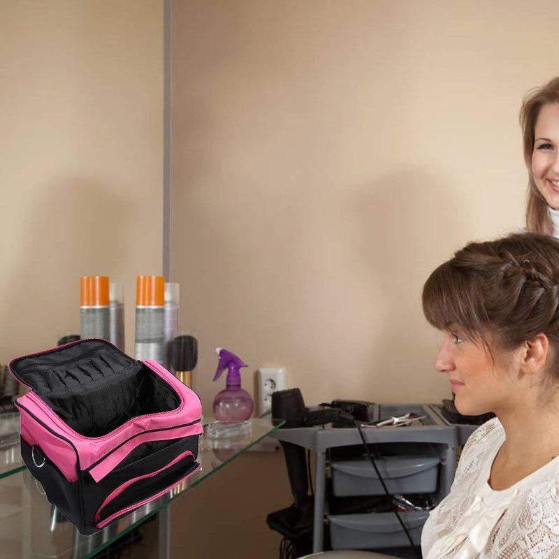 [Australia] - Hairdressing Tools Storage Carrying Case, Hairdresser Designer Session Bag Large Mobile Hair Salon Kit Holder 