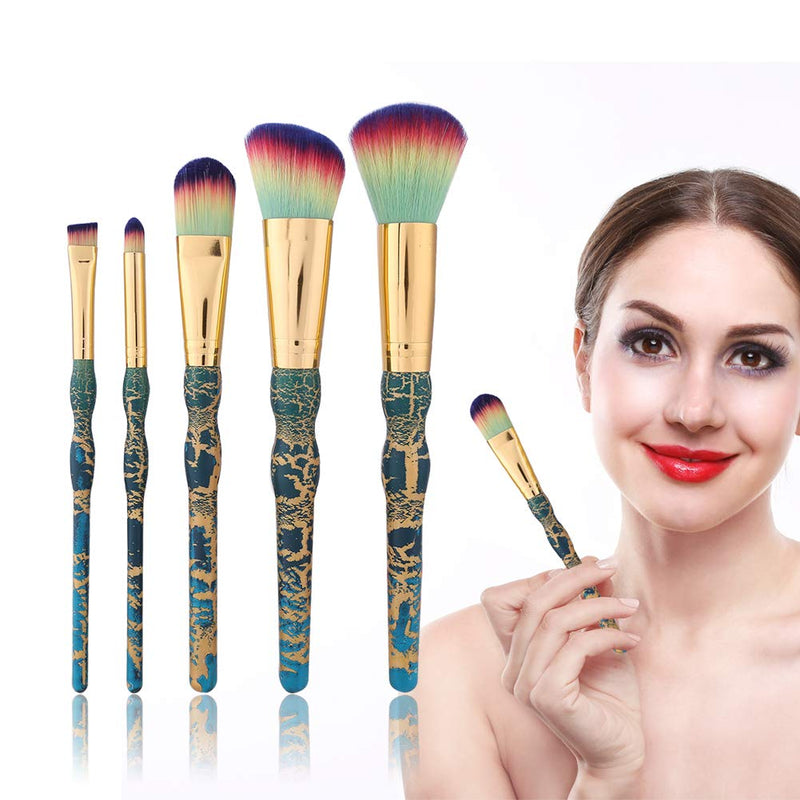 [Australia] - Makeup Brush Set with Premium Fiber, Eyebrow Foundation Concealer Eyeshadow Highlight Contour Facial Makeup Cosmetics Brushes Kit 