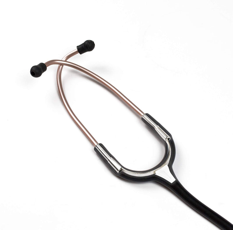 [Australia] - ADC Adscope Lite 619 Ultra Lightweight Clinician Stethoscope with Tunable AFD Technology, Lifetime Warranty, Rose Gold with Black Tubing Adscope Lite 619 - New Version 