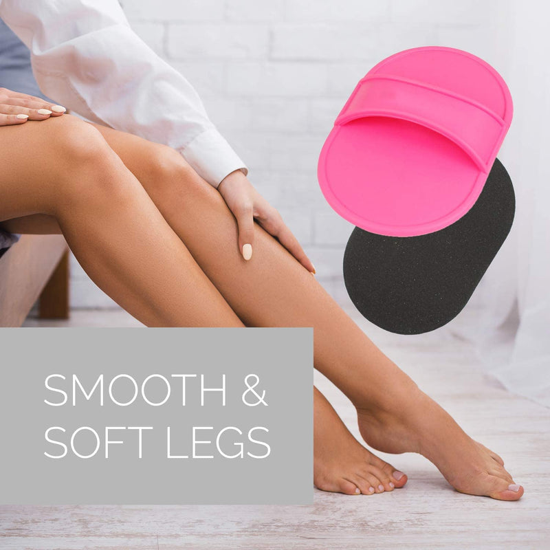 [Australia] - Accessotech 10 x Exfoliating Hair Removal Pads Smooth Skin on Legs Arm Face Top Lip Unwanted Hair Removal Depilation Pads 