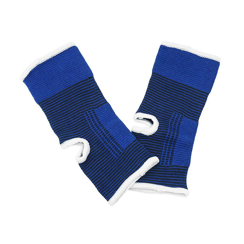 [Australia] - Luwint kid Compression Ankle Brace - Knitted Ankle Sleeve Sock Support for Sprains Arthritis Tendonitis Running Fitness, 1 Pair Blue ankle 