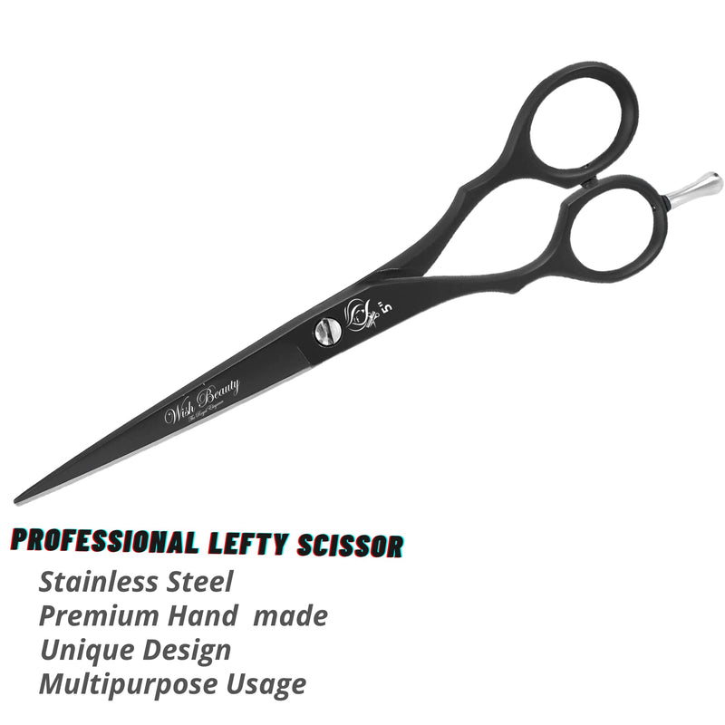 [Australia] - 5" Professional Left Handed Hair Thinning Shears Barber Hairdressing Scissors (5" Left Handed Black) 5" Left Handed Black 