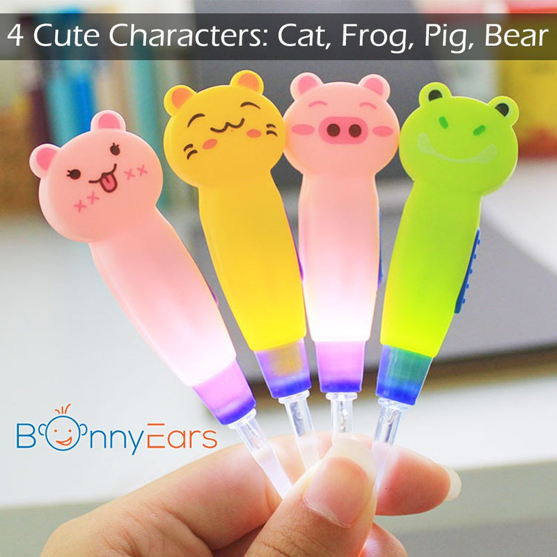 [Australia] - Ear Wax Removal Tool with Led Light for Kids - Toddlers, Infants, Baby and Adult by BonnyEars | Stainless Steel Earwax Remover Kit | Ear Pick Spoon Curette Tweezers Cleaning 