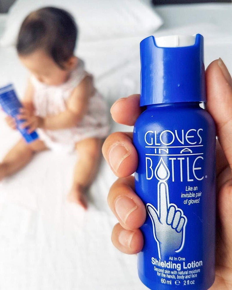 [Australia] - 6-Pack Gloves In A Bottle Shielding Lotion - Great for Dry Itchy Skin! Grease-less and Fragrance Free! (2oz-60ml) 