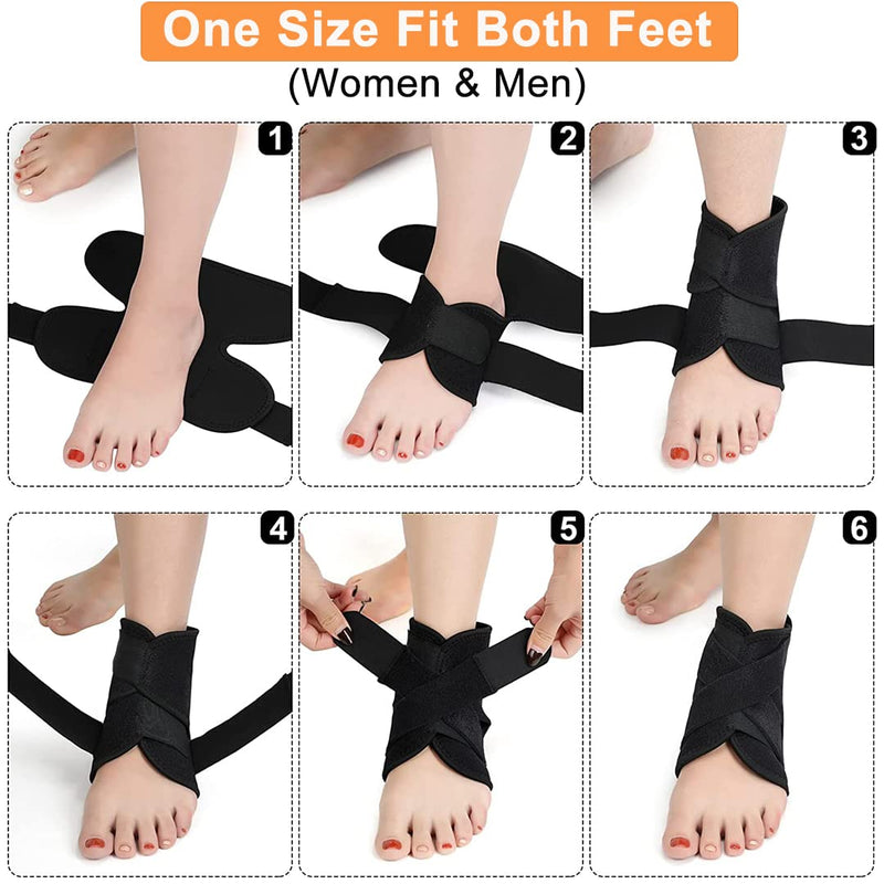 [Australia] - Vinaco ankle brace for women men, 1 pair adjustable compression ankle brace for sprained ankle, Strong support & Breathable ankle support for Injury Recovery, Joint Pain, swelling, ankle wraps support One Size Pink 