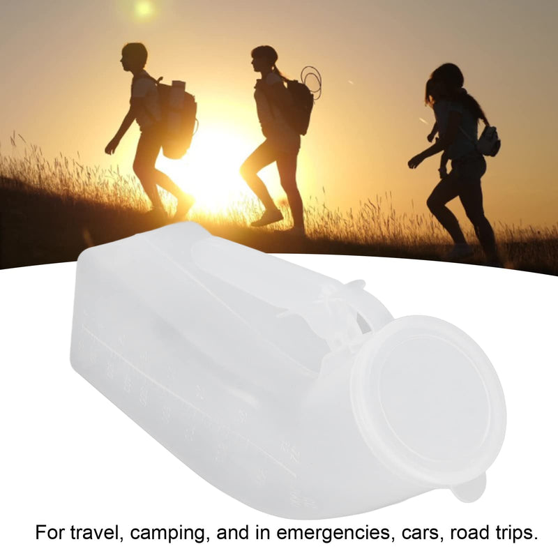 [Australia] - Male Urine Bottle,ANGGREK Pee Bottle Spill Proof 1000ml Large Capacity Elderly Urine Bottle with Removable Cover Removable Cover to Prevent Odors 