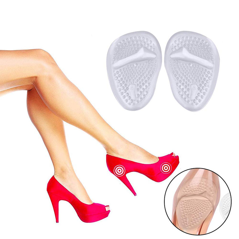 [Australia] - 2 Pairs Cushion Pads，Foot Pain Relief Pads Shoe Cushion Inserts Ball Of Foot Cushion Pads Ball Foot Gel Pads Metatarsal Cushions Party Feet Gel Cushions 