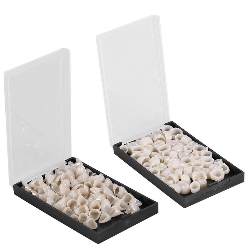 [Australia] - Mike-Dental 100PCS Temporary Crowns Posteriors Anterior Molar Front Resin Tooth Teeth Caps 