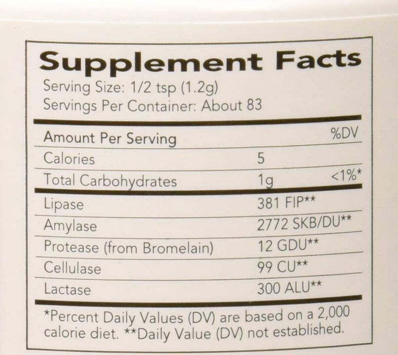 [Australia] - AbsorbAid Digestive Enzymes 100 Grams, Proven to Increase Vital Nutrient Absorption by up to 71% 