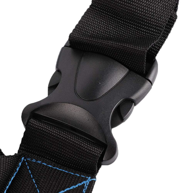 [Australia] - JULYKAI Weighted Resistance Bands, Speed Strength Training Sled Shoulder Harness Resistance Band Belt Sports Equipment - Black + blue 