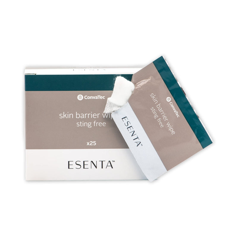 [Australia] - ConvaTec ESENTA Skin Barrier for Protection Around Stomas and Wounds, Silicone Based, Sting and Alcohol Free, 25ct Box (Pack of 1) 