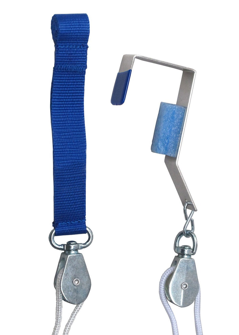 [Australia] - RangeMaster Over the Door Shoulder Pulley │ Physical Therapy Shoulder Tool │ Helps Enhance Range of Motion for Shoulder Pain and Surgery Recovery │ Web Strap Attachment Web Strap Door Attachment 