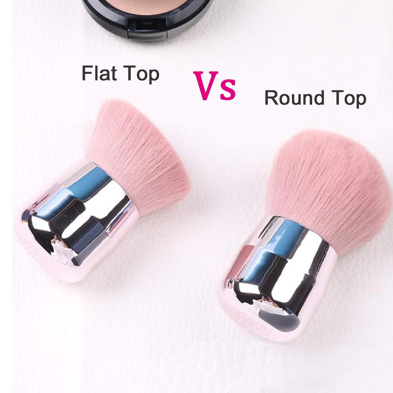 [Australia] - JOSALINAS Kabuki Foundation Makeup Brushes Flat Top for Face Blusher Liquid Powder Blend and Contour Tool and Mineral BB Cream, Flat 