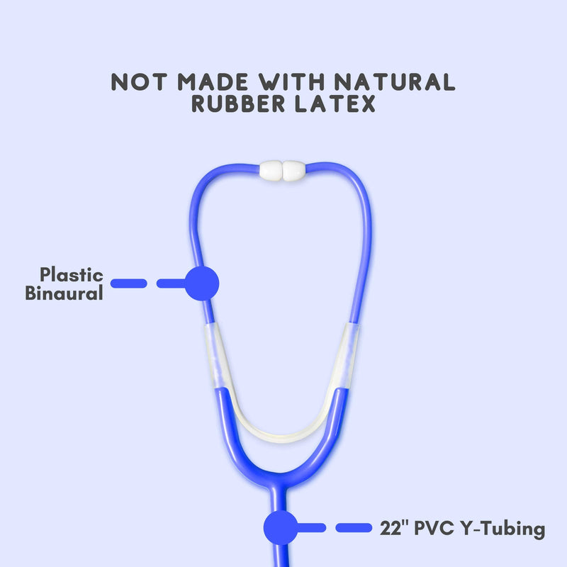 [Australia] - Disposable Stethoscope, Blue, 10 Pack 