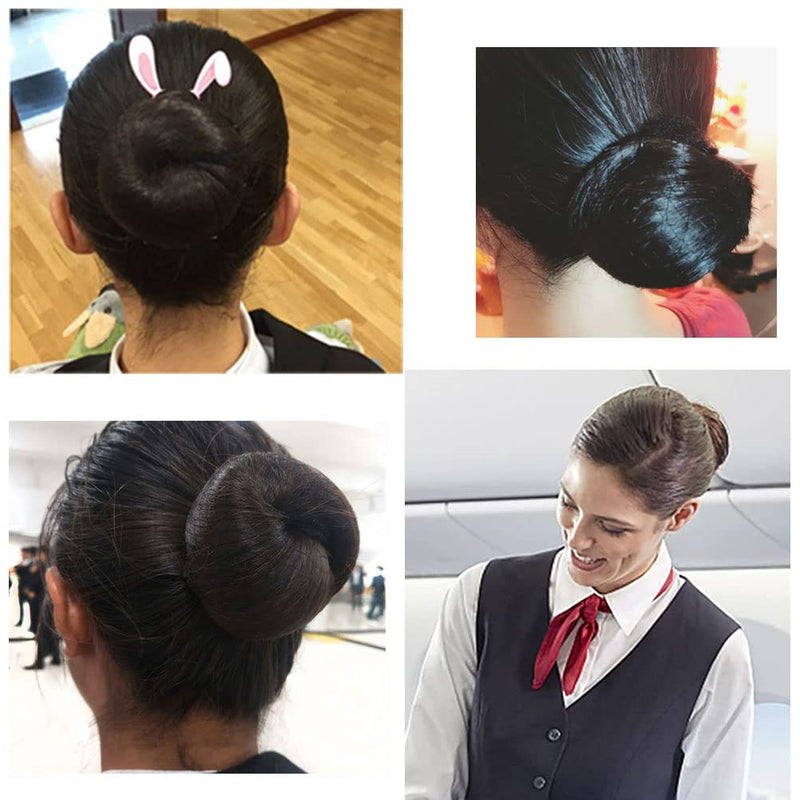 [Australia] - 100Pcs Hair Nets for Ballet, 50 Pcs Invisible Mesh Bun Hairnets with 50 Pcs U Shaped Hair Pins for Women Hair Bun Catering Nurse 