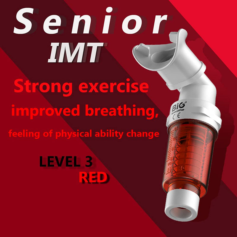 [Australia] - Big breathe IMT - high(red) Inspiratory Muscle Trainer 