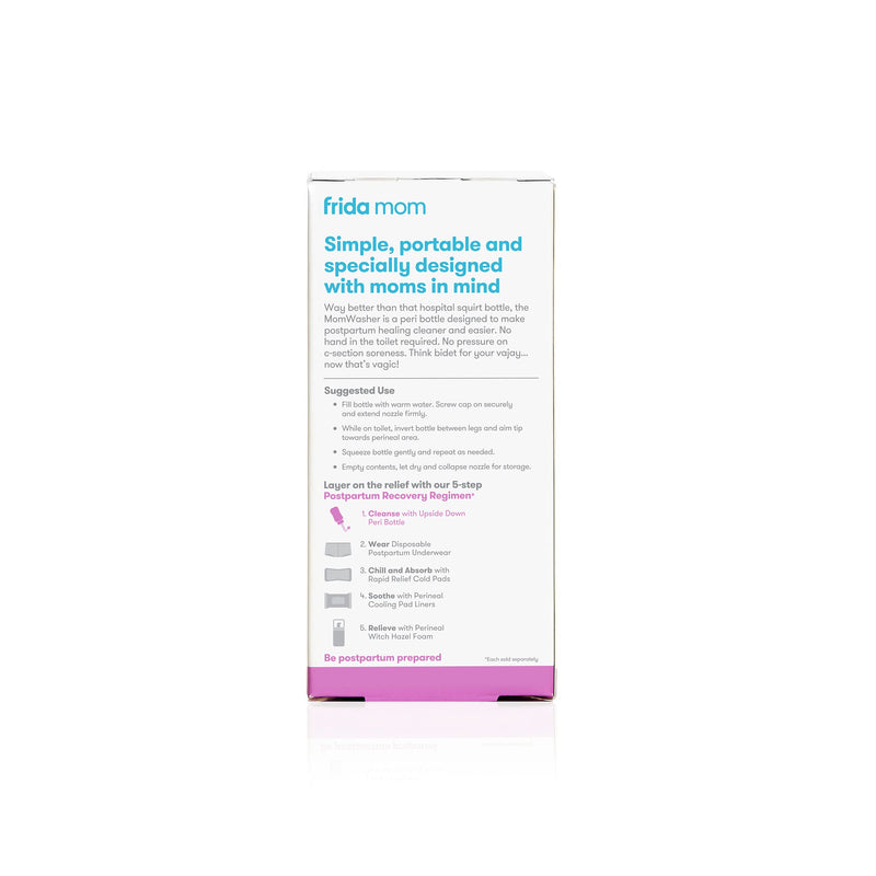 [Australia] - Frida Mom Upside Down Peri Bottle for Postpartum Care | The Original Fridababy MomWasher for Perineal Recovery and Cleansing After Birth single 
