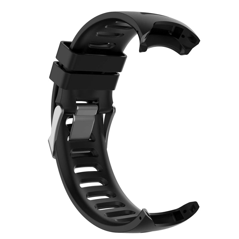 [Australia] - Compatible for Garmin Forerunner 610, Silicone Wristband Replacement Watch Band for Garmin Forerunner 610 Watch Black 